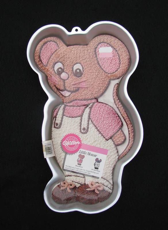 Wilton LITTLE MOUSE Cake Pan, 1987, #2105 2380 Retired  