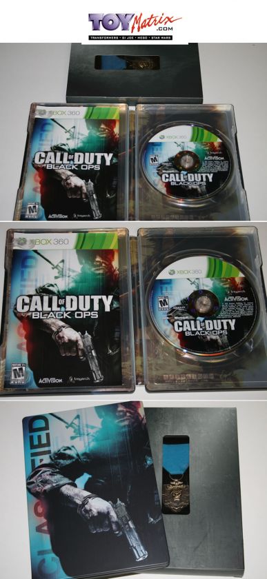 XBOX 360 BLACK OPS PRESTIGE EDITION Metal case w/Game Call Of Duty 