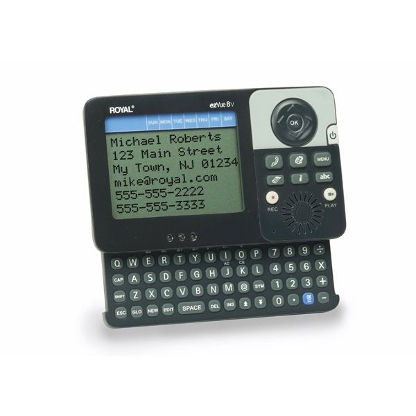 Royal Machines EZVue 8V Electronic Organizer PDA NEW 022447295139 