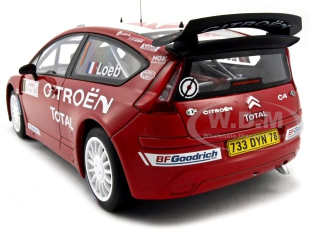 CITROEN C4 WRC 2007 #1 118 WINNER MC AUTOART MODEL  