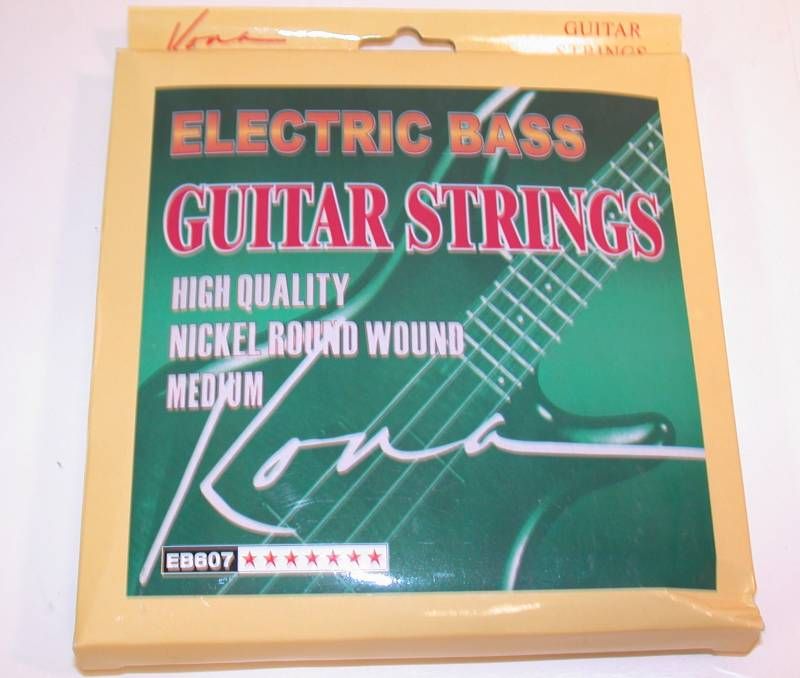 Nickel Round Wound KONA Bass Guitar Strings .045   .105  