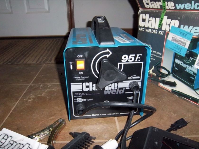 Clarke 120V stick / Arc welder 95E 30 90 amps in box made in Italy NO 