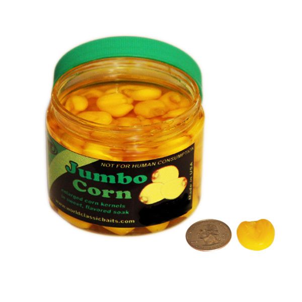 BIG CORN BAIT FOR CARP (JUMBO CORN) 6oz jar  