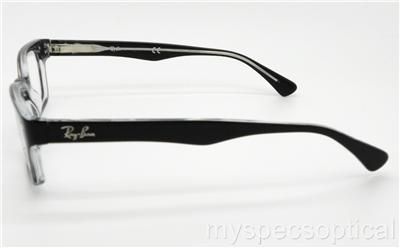   RB 5150 2034 50 Black Crystal Eyeglass Frame New 100% Authentic  