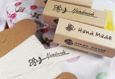 Decorative Stamps Rubber Stamp_Handmade Label flower  