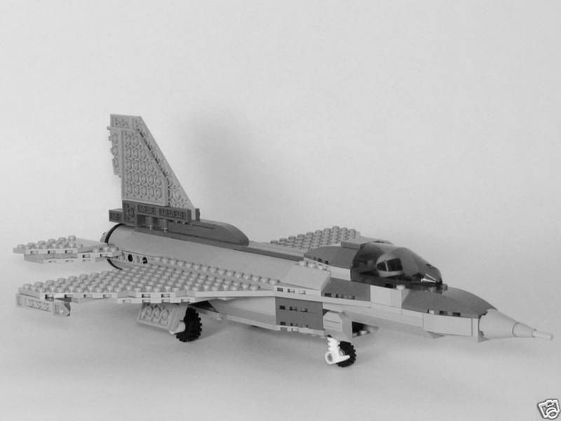 Lego Custom Model Jet F 16 Fighting Falcon Instructions  