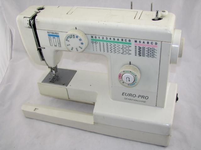 You are viewing a used Euro Pro Denim Sewing Machine 1260DX