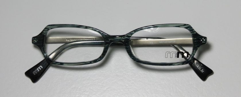   MIKLI 123 TEAL/GRAY OPHTHALMIC VISION CARE EYEGLASS/GLASSES/FRAMES HIP