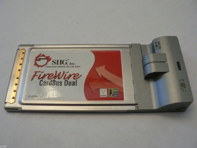 SIIG NN2618 Firewire CardBus Dual  