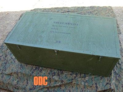   Military Surplus UTILITY STORAGE CHEST Footlocker Locker Box  