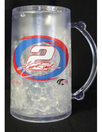 Nascar Stein Freezer 15oz Beer Mug Kurt Busch 2  