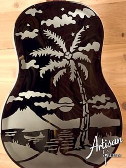   Style 1 Tricone Custom Brass Body with Hawaiian Etching on Back