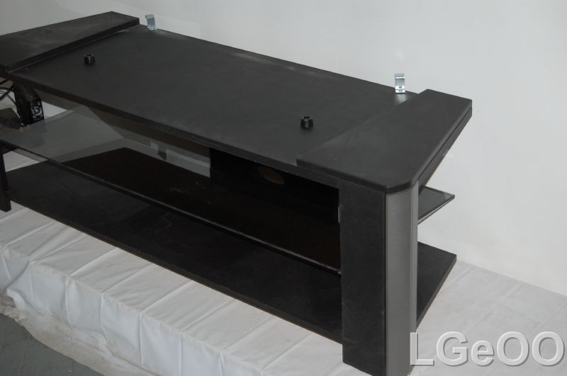 JVC HD 56GC87 TV Stand RK CPTX7 Pedestal Base   Black  