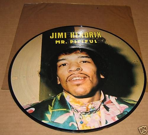 JIMI HENDRIX MR. PITIFUL PICTURE DISC 1983 LP ASTAN  
