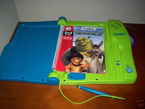 LEAPFROG LEAPPAD LEARNING SYSTEM &SHREK 2 BOOK 2ND GR.  