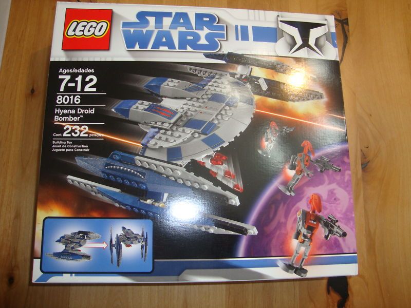 Star Wars Lego 8016 Hyena Droid Bomber MISB  