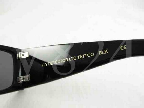 BLACK FLYS Sunglasses Shiny Black FLY DETECTOR LTD BLK  