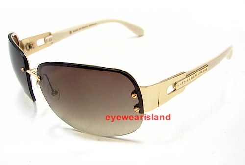 Marc By Marc Jacobs MMJ 104/S Sunglass Gold/Ivory Shade  