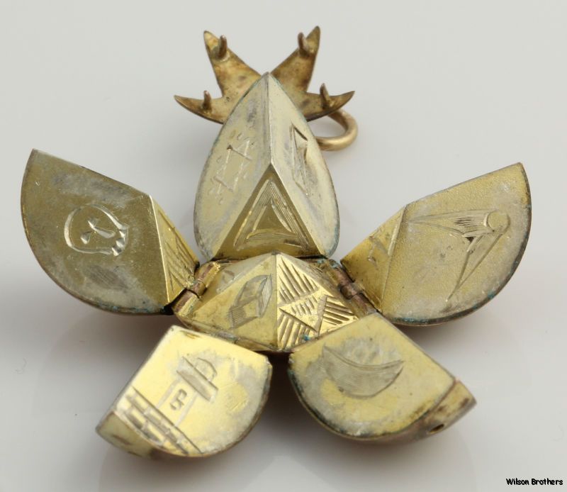 Star folding Masonic balls are the rarest and are quite the collector 