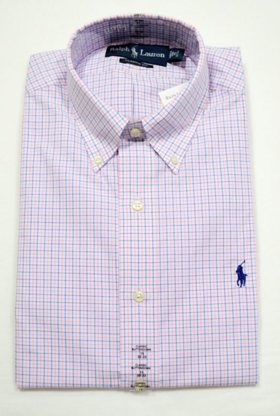 NWT POLO Ralph Lauren Mens Button Down Dress Shirt NEW  