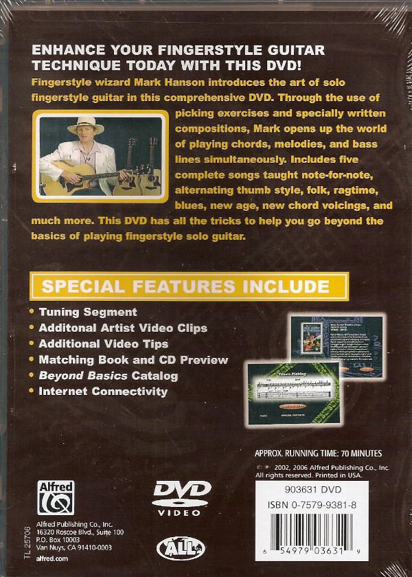 Mark Hanson FINGER STYLE SOLO GUITAR Travis Picking DVD  