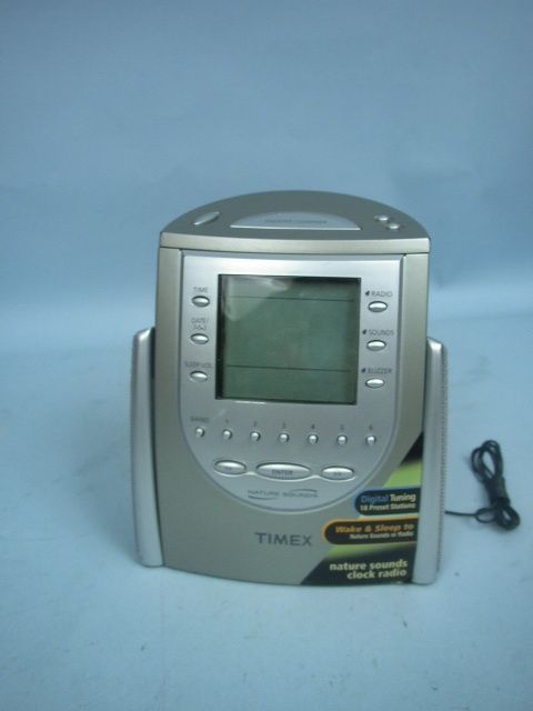 Timex Alarm Clock Radio with Nature Sounds #T309T   Retail $249.00 