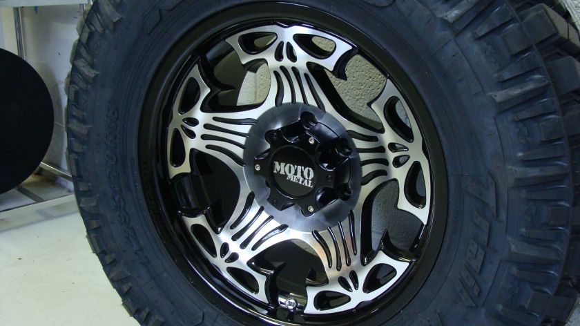   Metal 909 Black Skull Nitto Trail Grappler MT 35x12.50 18 35x12.50R18