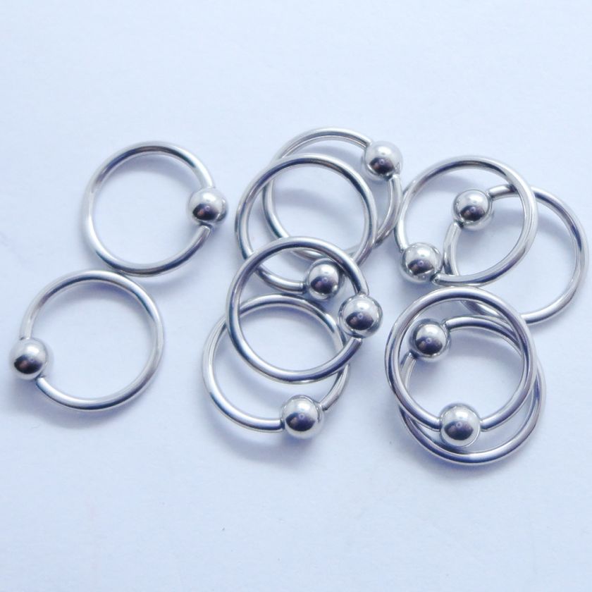   Wholesale 10pcs Nose Stud Ring Circle Bar Jewelry Body Piercing  