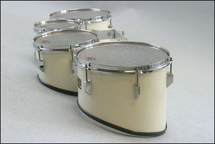 Pearl Multi Tenor Quad Marching Drums (8, 10, 12, 13) NO CARRIER 