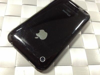 APPLE IPHONE 3G 8GB BLACK JAILBROKEN AND UNLOCKED ANY GSM W/USB 