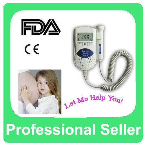 Sonoline B Fetal heart doppler /Backlight LCD 3mhz FDA  