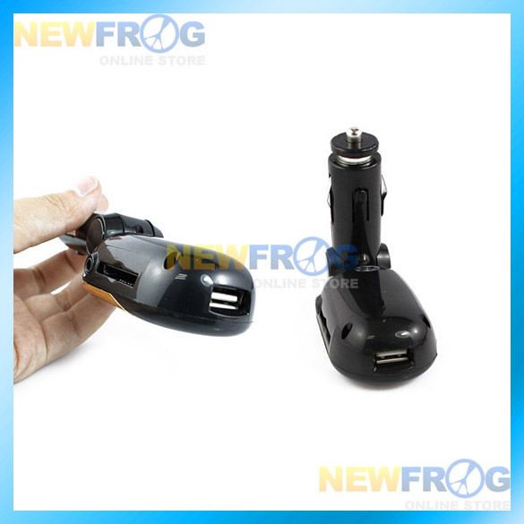 New Black USB Car FM Transmitter  Dirve SD TF Card  