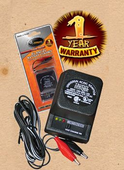 6V and 12V Battery Charger Comes with charge status light indicator 