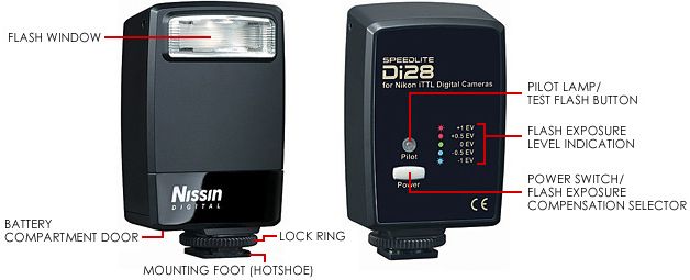 Nissin Di28 Camera Flash for Canon T2i T1i XSi XS XTi +  