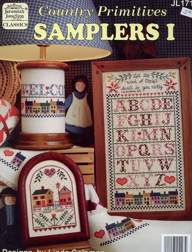 Country Primitives Samplers I Cross Stitch Pattern  