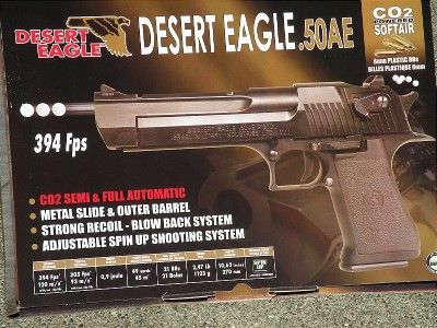 Desert Eagle Semi/Full Auto Co2 Airsoft Blowback, KWC 806481905052 