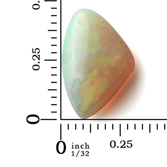 100% Natural Polished Solid Ethiopian Opal of Fun Shape  