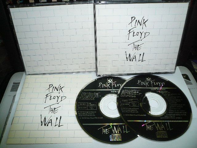 PINK FLOYD THE WALL 1979 JAPAN 2 CD USA ED CDP 1ST PRESS  